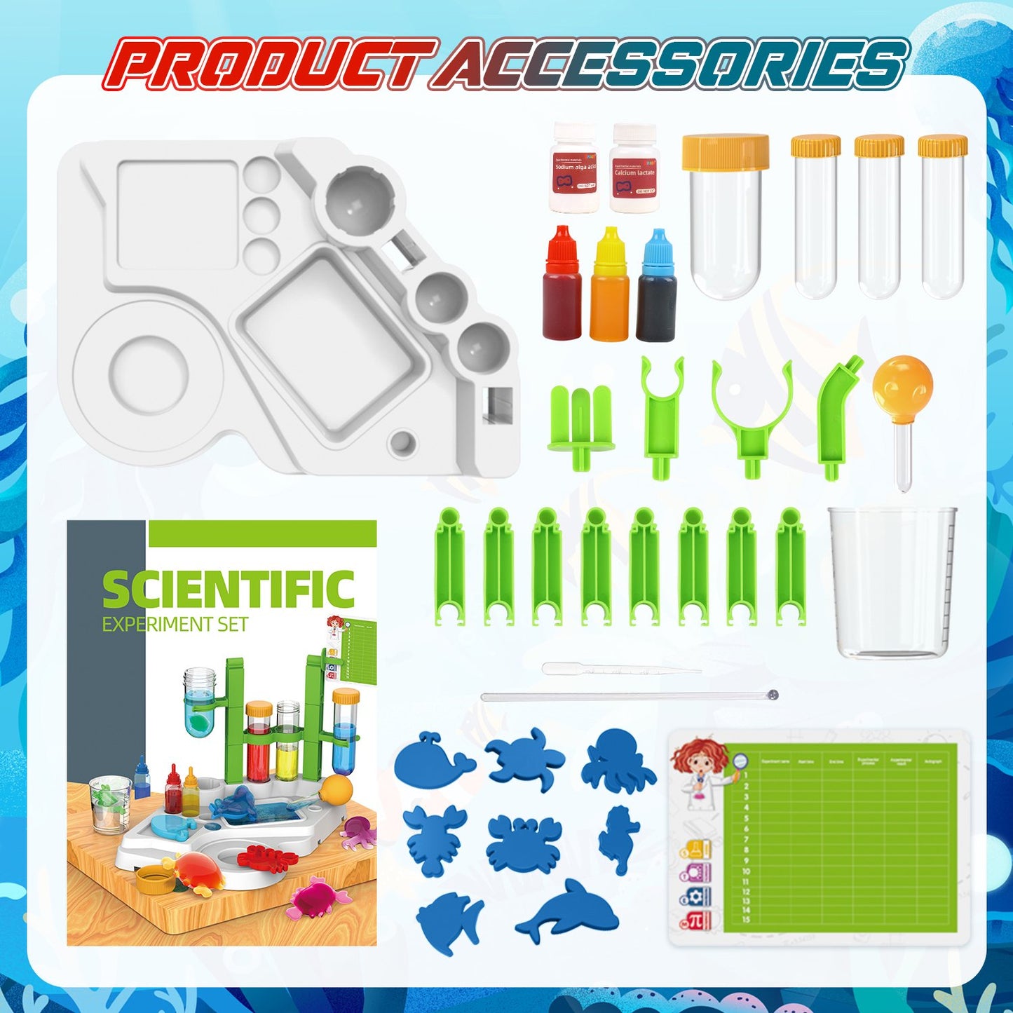 DIY Water Spirit Experiment, Science Kit for Kids Ages 8-12 Years, Magic Water Squishy Kit Experiment Gift for Kids Ages 8 and up.