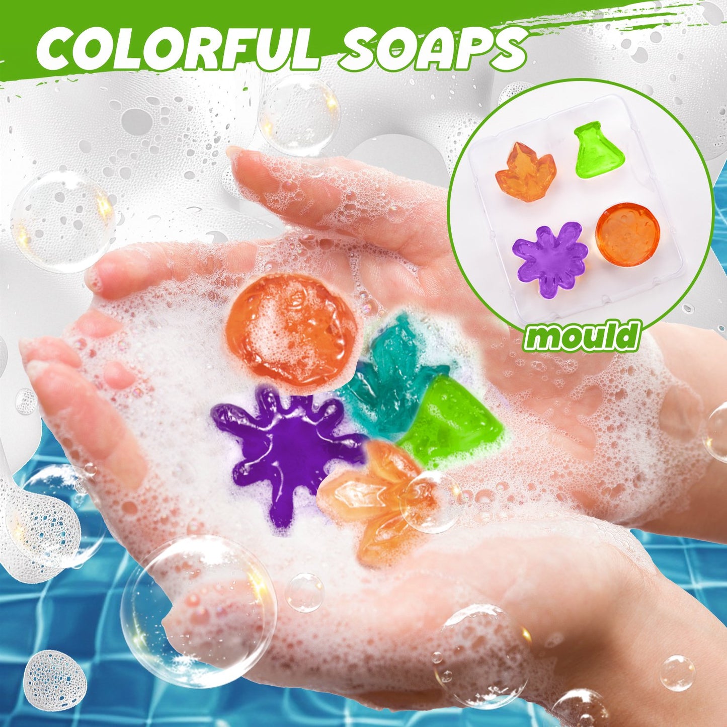 DIY Soap Lab Experiment, Science Kits for Kids Ages 8-12 Years, STEM Educational Toys, Chemistry Experiment Learning Toys Christmas Birthday Gift.