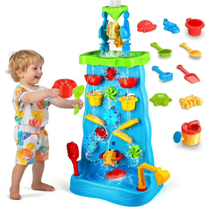 Water Table for Toddlers Age 3 4 5 6 Years, Outdoor Summer Beach Toys for Kids.(Blue)
