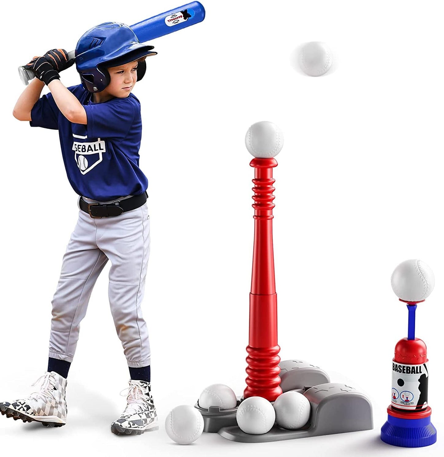 Perfect Outdoor Activity for Little Boys Girls, Kids Baseball Set with Bat and Ball, Great for Ages 3-8