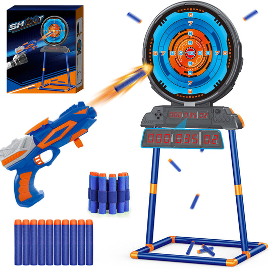 Digital Target Game for Boys, Shooting Practice for Nerf, Kids Target Shooting Games Toys for 5+ Year Old Boys Girls