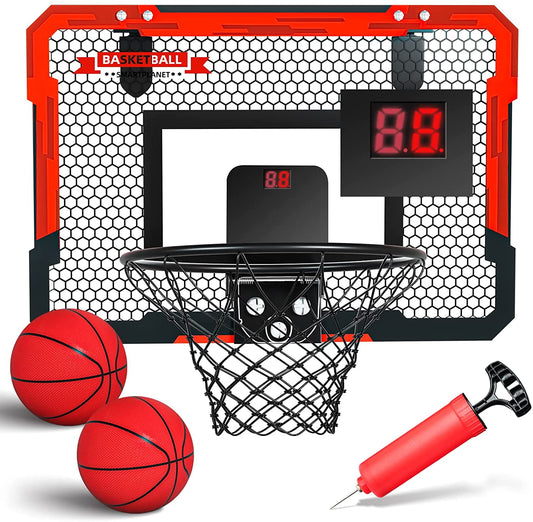 Kids Basketball Hoop Toys, Toddler Basketball Hoops with Scoreboard, Indoor Outdoor Play Mini Portable Basketball Goals Outside Toys Backyard Games for Boys Girls Age 3-8 Gifts